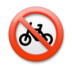 No Bicycles Emoji Copy Paste ― 🚳 - lg