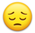 Pensive Face Emoji Copy Paste ― 😔 - lg