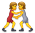 People Wrestling Emoji Copy Paste ― 🤼 - lg