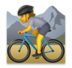 Person Mountain Biking Emoji Copy Paste ― 🚵 - lg