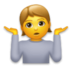Person Shrugging Emoji Copy Paste ― 🤷 - lg