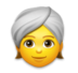 Person Wearing Turban Emoji Copy Paste ― 👳 - lg