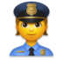 Police Officer Emoji Copy Paste ― 👮 - lg