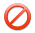 Prohibited Emoji Copy Paste ― 🚫 - lg