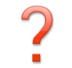 Red Question Mark Emoji Copy Paste ― ❓ - lg