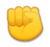 Raised Fist Emoji Copy Paste ― ✊ - lg