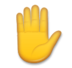 Raised Hand Emoji Copy Paste ― ✋ - lg
