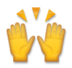 Raising Hands Emoji Copy Paste ― 🙌 - lg