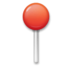 Round Pushpin Emoji Copy Paste ― 📍 - lg