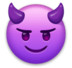 Smiling Face With Horns Emoji Copy Paste ― 😈 - lg