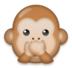 Speak-no-evil Monkey Emoji Copy Paste ― 🙊 - lg