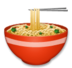 Steaming Bowl Emoji Copy Paste ― 🍜 - lg