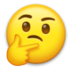 Thinking Face Emoji Copy Paste ― 🤔 - lg