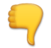 Thumbs Down Emoji Copy Paste ― 👎 - lg