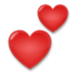 Two Hearts Emoji Copy Paste ― 💕 - lg
