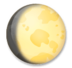 Waning Crescent Moon Emoji Copy Paste ― 🌘 - lg