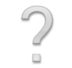 White Question Mark Emoji Copy Paste ― ❔ - lg