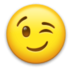 Winking Face Emoji Copy Paste ― 😉 - lg