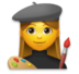 Woman Artist Emoji Copy Paste ― 👩‍🎨 - lg