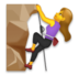 Woman Climbing Emoji Copy Paste ― 🧗‍♀ - lg