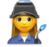 Woman Factory Worker Emoji Copy Paste ― 👩‍🏭 - lg