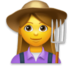 Woman Farmer Emoji Copy Paste ― 👩‍🌾 - lg