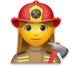 Woman Firefighter Emoji Copy Paste ― 👩‍🚒 - lg