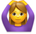 Woman Gesturing OK Emoji Copy Paste ― 🙆‍♀ - lg