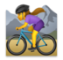 Woman Mountain Biking Emoji Copy Paste ― 🚵‍♀ - lg