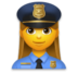 Woman Police Officer Emoji Copy Paste ― 👮‍♀ - lg