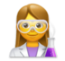 Woman Scientist Emoji Copy Paste ― 👩‍🔬 - lg