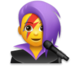 Woman Singer Emoji Copy Paste ― 👩‍🎤 - lg