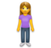 Woman Standing Emoji Copy Paste ― 🧍‍♀ - lg