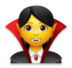 Woman Vampire Emoji Copy Paste ― 🧛‍♀ - lg