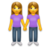 Women Holding Hands Emoji Copy Paste ― 👭 - lg