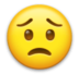 Worried Face Emoji Copy Paste ― 😟 - lg