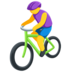 Person Biking Emoji Copy Paste ― 🚴 - messenger