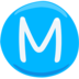 Circled M Emoji Copy Paste ― Ⓜ️ - messenger