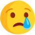 Crying Face Emoji Copy Paste ― 😢 - messenger