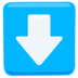 Down Arrow Emoji Copy Paste ― ⬇️ - messenger