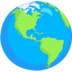 Globe Showing Americas Emoji Copy Paste ― 🌎 - messenger