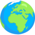 Globe Showing Europe-Africa Emoji Copy Paste ― 🌍 - messenger