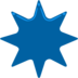 Eight-pointed Star Emoji Copy Paste ― ✴️ - messenger