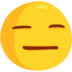Expressionless Face Emoji Copy Paste ― 😑 - messenger