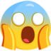 Face Screaming In Fear Emoji Copy Paste ― 😱 - messenger