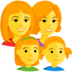 Family: Woman, Woman, Girl, Girl Emoji Copy Paste ― 👩‍👩‍👧‍👧 - messenger