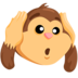Hear-no-evil Monkey Emoji Copy Paste ― 🙉 - messenger