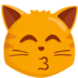 Kissing Cat Emoji Copy Paste ― 😽 - messenger