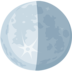 Last Quarter Moon Emoji Copy Paste ― 🌗 - messenger