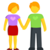 Woman And Man Holding Hands Emoji Copy Paste ― 👫 - messenger